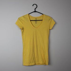 Yellow V-Neck T-Shirt